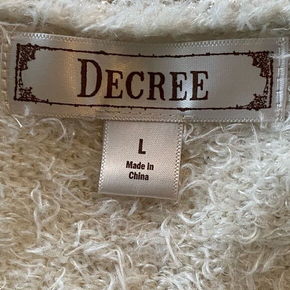 Decree Women’s Size Large Cardigan - Picture 5 of 7